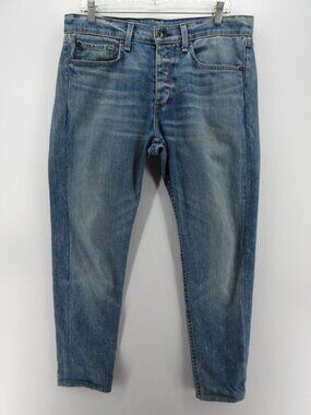 Rag & Bone Jeans 34 Fit 1 Standard Issue Skinny Button Fly Denim 34X27